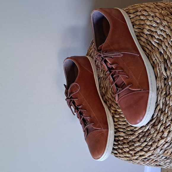 Cole Haan Mens Trafton LX Cognac Brown Leather Athleisure/Casual Sneakers S-11.5 - Picture 2 of 9